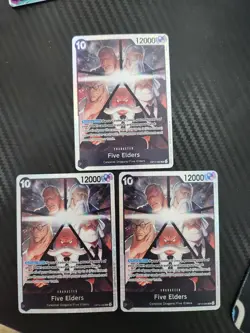 X3 One Piece Card Game TCG Five Elders OP13-082 SR - Image 1