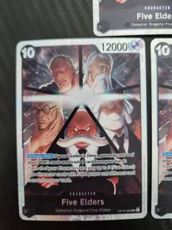X3 One Piece Card Game TCG Five Elders OP13-082 SR - Image 2