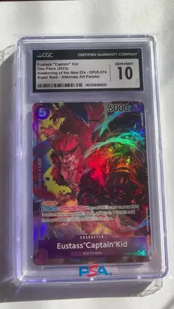 Eustass Captain Kid CGC 10, Awakening of the New Era Alt art OP-05-074 - Image 1