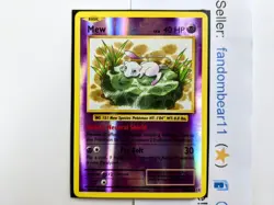 Mew REVERSE HOLO RARE card 53/108 XY Evolutions Pokemon TCG 2016 Base Set Art - Image 3