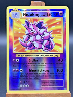 Pokemon XY Evolution Nidoking Reverse Holo Rare Deutsch German 45/108 NM-MT - Image 1