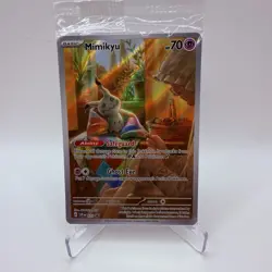 POKEMON Card TCG - Mimikyu SVP 075 - Scarlet & Violet Black Star Promo SEALED - Image 1