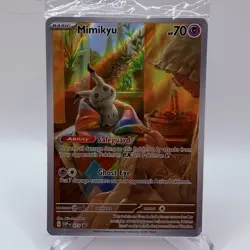 POKEMON Card TCG - Mimikyu SVP 075 - Scarlet & Violet Black Star Promo SEALED - Image 4