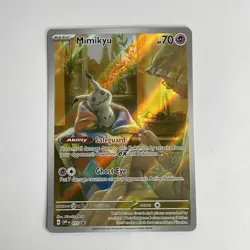 POKEMON Card TCG - Mimikyu SVP 075 - Scarlet & Violet Black Star Promo - Image 1