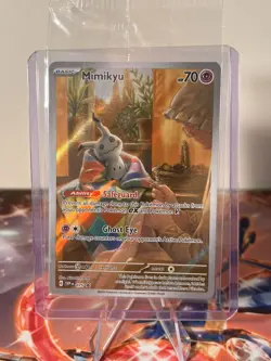 POKEMON Card TCG - Mimikyu SVP 075 - Scarlet & Violet Black Star Promo SEALED - Image 1