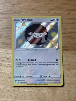 Wooloo SV103/SV122 Shining Fates: Shiny Vault NM Pokemon TCG Card - Image 1