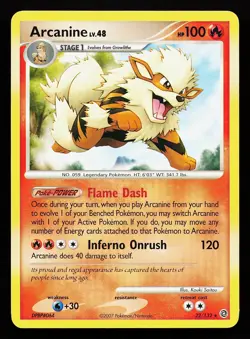 Arcanine 22/132 Rare Non-Holo Secret Wonders Pokemon Card - Image 1