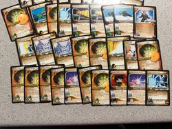 Dragonball Z Lot OF 100 CARDS Vintage from the Year 2000. ALL ORANGE CARDS. LP- - Image 2