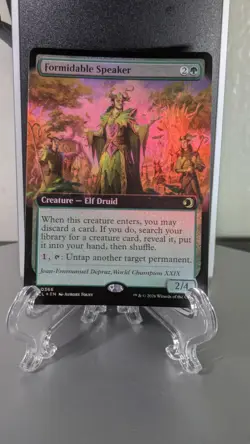 Formidable Speaker (Extended Art) Lorwyn Eclipsed Foil Magic The Gathering MTG - Image 1