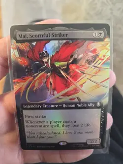 Mai, Scornful Striker (Extended Art) Avatar: The Last Airbender Foil - Image 1