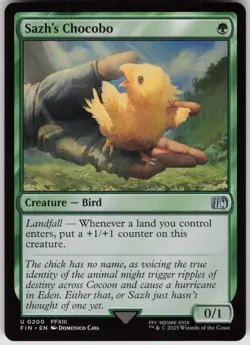 MTG Sazh's Chocobo Normal NM FINAL FANTASY Magic 200 - Image 1