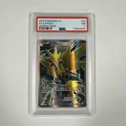 2016 POKEMON XY GENERATIONS #29 FULL ART/ZAPDOS PSA 7 - Image 1