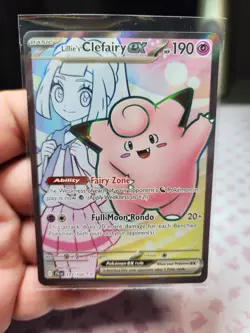 Pokemon: Lillie's Clefairy EX Ultra Rare Full Art 173/159 JT (Near Mint) - Image 1