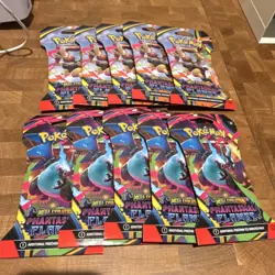 10X Pokemon Phantasmal Flame Mega Evolution Booster Packs blister Lot - Image 1