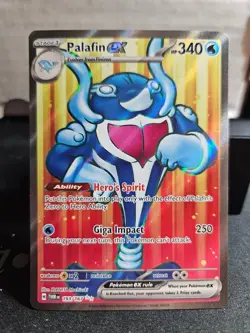 Pokemon TCG Palafin EX Ultra Rare Holo SV06: Twilight Masquerade 193/167 NM - Image 1