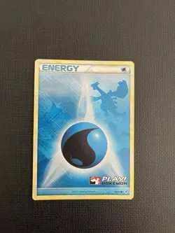2011 Pokemon Call of Legends Lugia Water Energy #90/95 Play! Pokemon Promo - Image 2