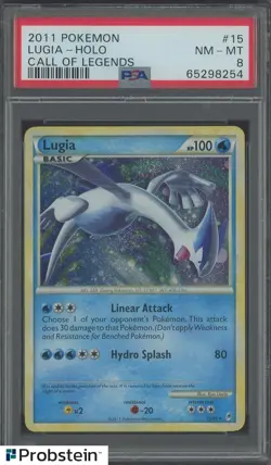 2011 Pokemon Call Of Legends #15 Lugia - Holo PSA 8 NM-MT - Image 1
