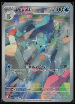 Pokemon Dewott - Illustration Rare Holo SV: White Flare 106/086 NM - Image 1