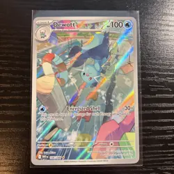 2025 Pokemon SV White Flare Dewott Illustration Rare #106/086 - Image 1