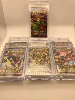 Pokemon XY Ancient Origins Booster Pack - Lot of 7 Unopened Packs 820650109904 - Image 1