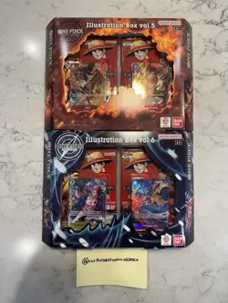 One Piece Card Game Illustration Box Vol.5 x1 & Vol.6 x1 - LOT OF 2 - NEW/SEALED - Image 1