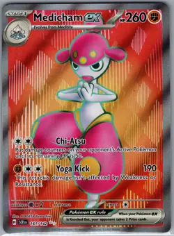 Medicham EX 161/142 Full Art - Stellar Crown - Pokemon Card - NM - Image 1