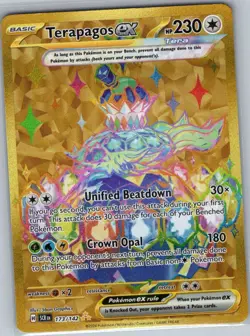 Terapagos ex 173/142 SV07: Stellar Crown - Pokemon Card - NM - Image 1