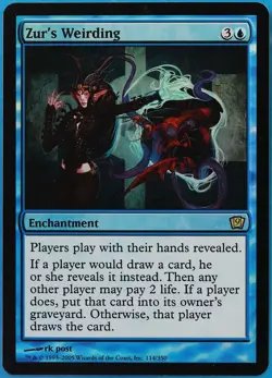 Zur's Weirding FOIL 9th Edition PLD Blue Rare MAGIC CARD (ID# 493880) ABUGames - Image 1