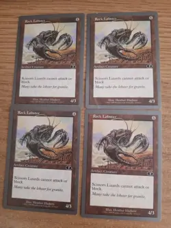 MTG 4 x Rock Lobster- Unglued - Image 1
