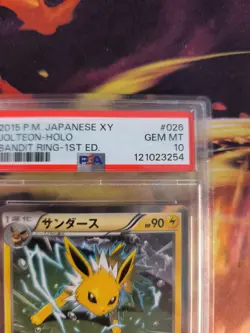 Pokemon Card Blitza Jolteon XY Holo Bandit Ring 1. Edition Japanese PSA 10 - Image 4