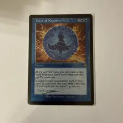 MTG: Force of Negation (Retro Frame) (Foil Etched) Modern Horizons Foil - NM - Image 1