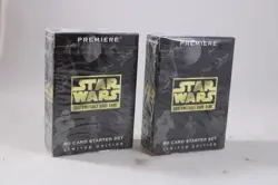 2x Star Wars Customizable Card Game Premiere 60 Card Starter Set Deck Sealed - Image 1