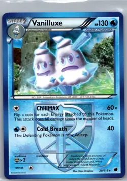 Vanilluxe (Team Plasma) 29/116 Non Holo Plasma Freeze - Pokemon Card - NM - Image 1