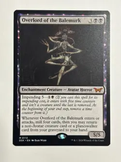 Overlord of the Balemurk Duskmourn: House of Horror Magic the Gathering MTG Card - Image 1