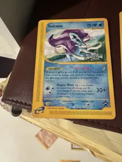 Pokemon TCG Suicune 53 WotC Black Star Promo Pokemon Movie 2002 Rare Card HP/DMG - Image 2