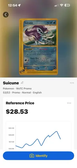 Pokemon TCG Suicune 53 WotC Black Star Promo Pokemon Movie 2002 Rare Card HP/DMG - Image 5