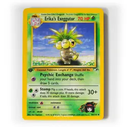 Pokemon - Erika's Exeggutor - 1st Edition - 44/132 - Gym Heroes - Uncommon Card - Image 1