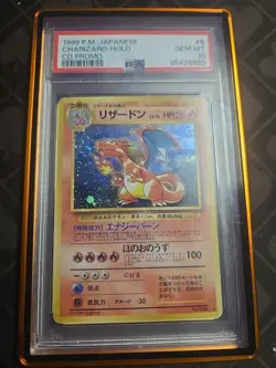 1999 Japanese Charizard Holo CD Promo Pokemon Card Psa 10 - Image 1