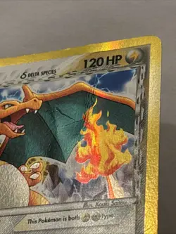 Pokemon TCG Charizard (Delta Species) 4/100 Crystal Guardians Reverse Holo -HP - Image 4