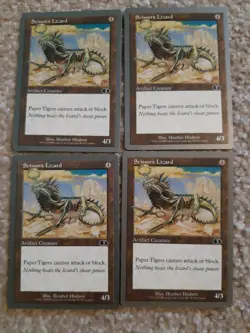 MTG 4 x Scissors Lizard - Unglued - Image 1
