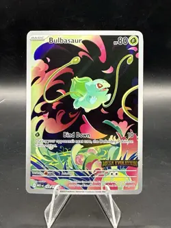 Pokemon TCG Bulbasaur IR 133/132 Mega Evolutions Stamped - Image 1