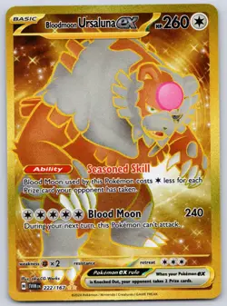 Bloodmoon Ursaluna ex 222/167 (NM) - SV06: Twilight Masquerade - Pokemon TCG - Image 1