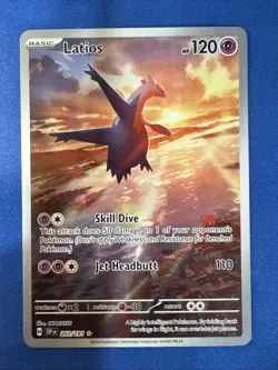 Pokemon TCG Latios 203/191 S&V Surging Sparks FA Illustration Rare Holo NM - Image 1