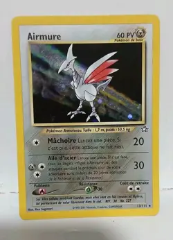 Pokemon French Airmure 13/111 Skarmory Neo Genesis Holo Rare 2001 - Image 1