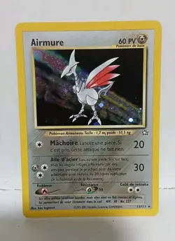 Pokemon French Airmure 13/111 Skarmory Neo Genesis Holo Rare 2001 - Image 2