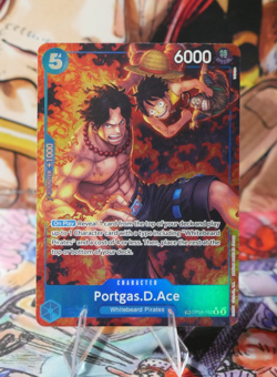 Portgas D Ace OP08-052 (Alt Art) Treasure Rare - One Piece CCG Royal Blood - Image 1