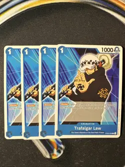 Trafalgar Law Playset - ST03-008 x4 - Starter Deck 17 - One Piece TCG - English - Image 1