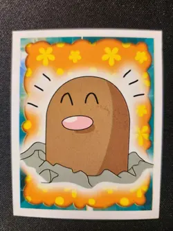 1999 #50 Diglett Pokemon Series 1 Sticker Topps Merlin Nintendo Pack Fresh! - Image 1