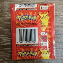 6x 1999 Topps Merlin Pokemon Stickers Series 1 Factory Sealed Booster Pack - Image 3