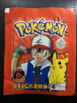(2) 1999 Topps Merlin Pokemon Stickers Series 1 Factory Sealed Booster Packs - Image 1